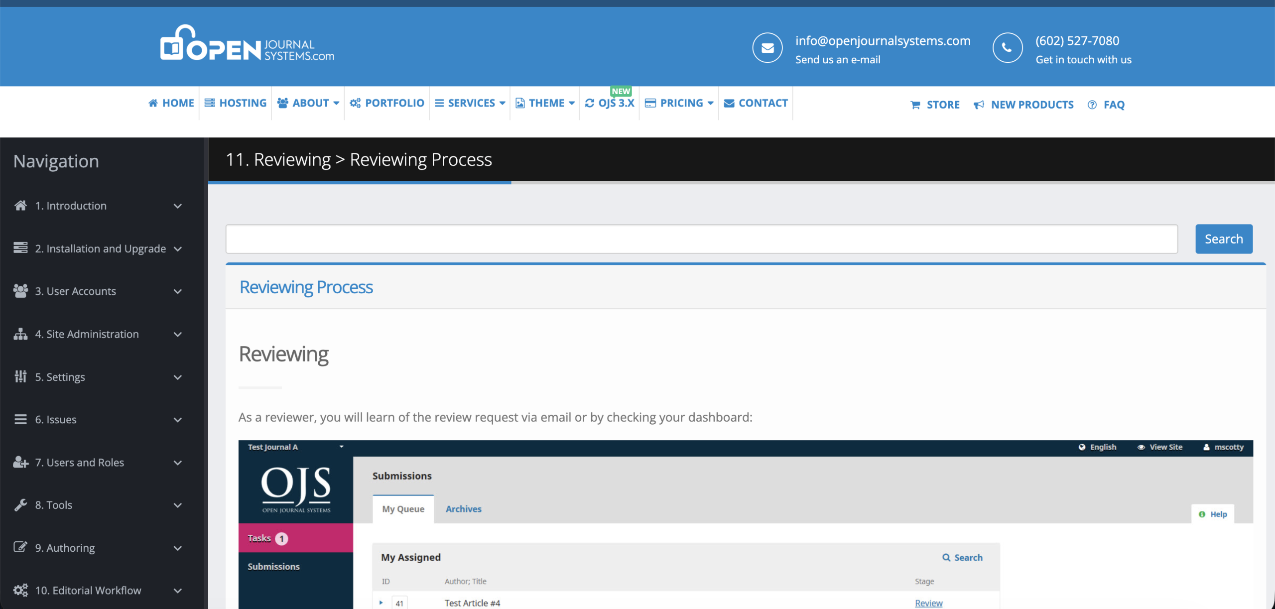 Open Journal Systems (OJS)